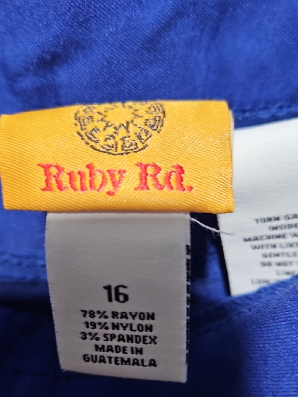 Ruby Rd. Blue Bermuda Shorts - Picture 3 of 5